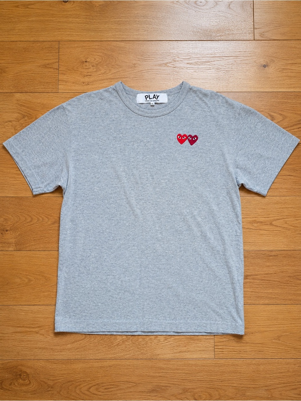 Comme des Garçons PLAY Grey T-Shirt - XL